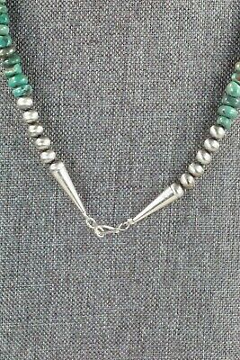 Turquoise & Sterling Silver Necklace - Navajo