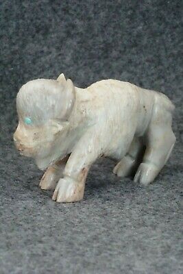 Buffalo Zuni Fetish Carving - Jonas Hustito