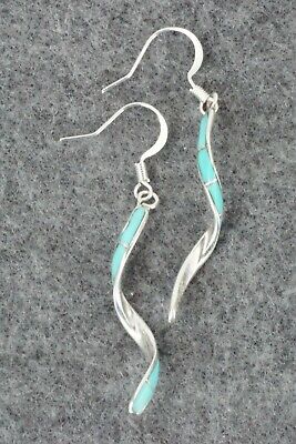 Turquoise & Sterling Silver Earrings - Ira Johnson