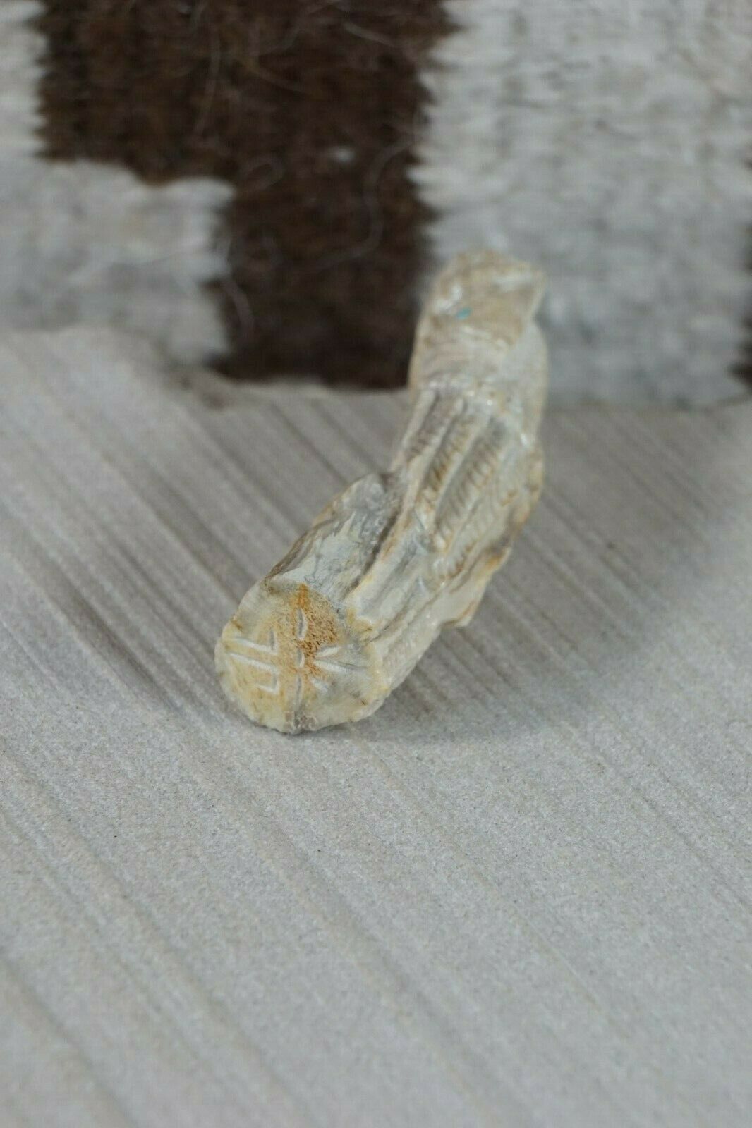 Owl Zuni Fetish Carving - Jerrold Lahaleon - High Lonesome Trading