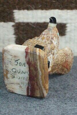 Eagle Zuni Fetish Carving - Jon Quam - High Lonesome Trading