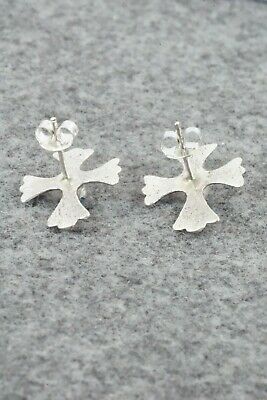 Turquoise & Sterling Silver Earrings - Bruce Chee