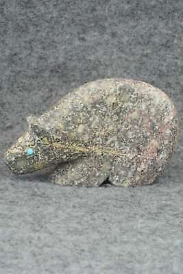 Bear Zuni Fetish Carving - Ronnie Lunasee