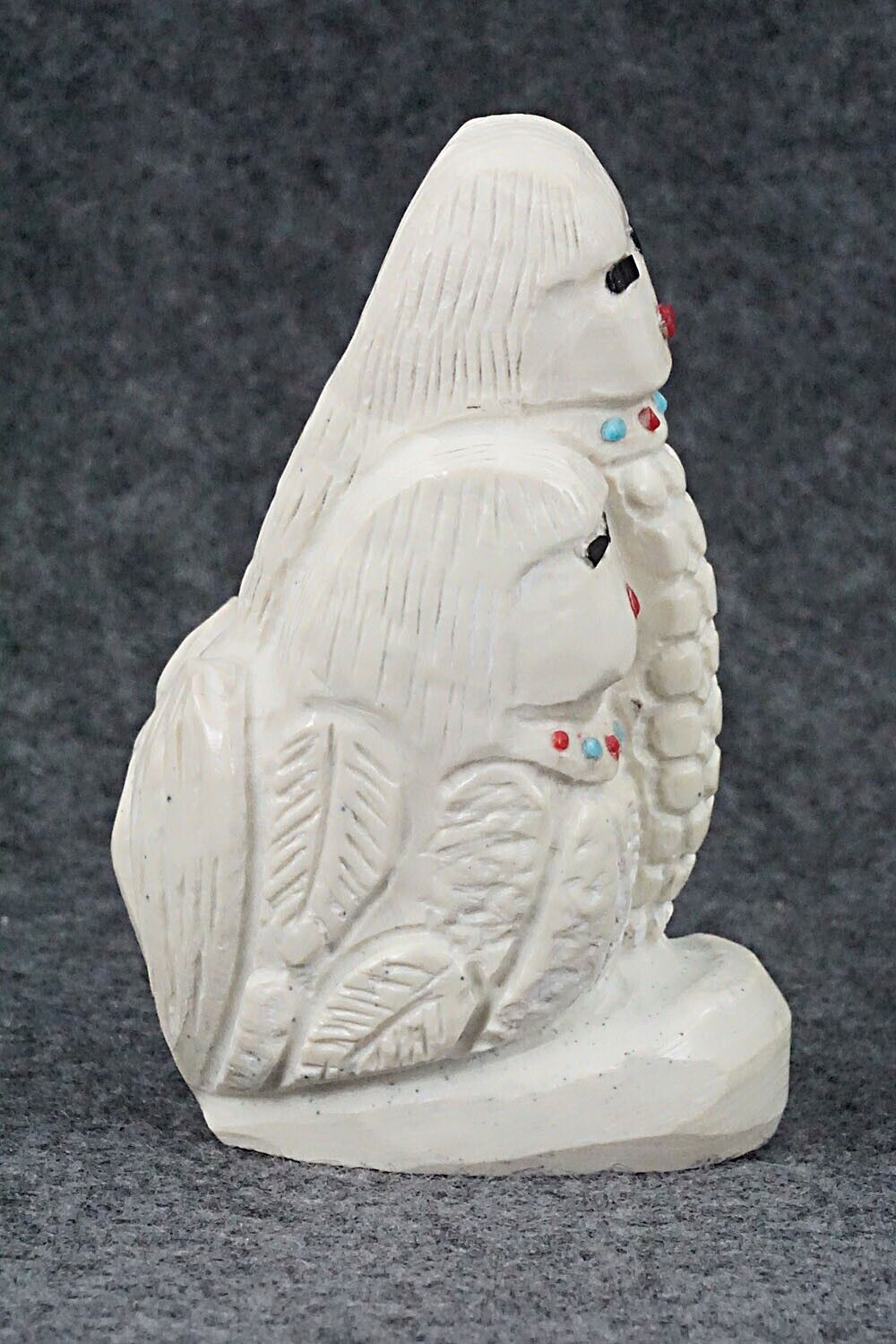Corn Maiden Zuni Fetish Carving - Colton Kaamasee