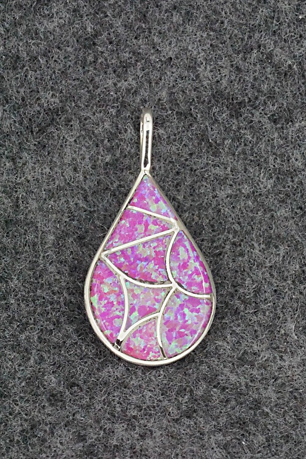 Opalite & Sterling Silver Pendant - Delorna Lahi