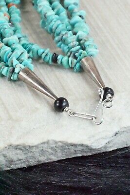 Turquoise, Multi Stone Pendant & Sterling Silver Necklace - Chris Nieto