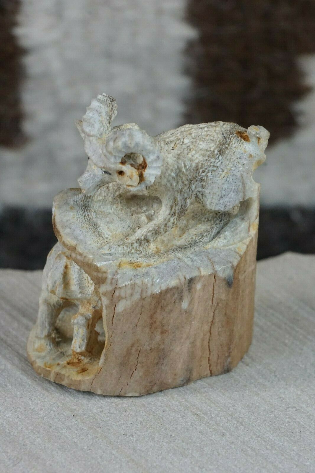 Rams Zuni Fetish Carving - Lewis Malie Jr - High Lonesome Trading