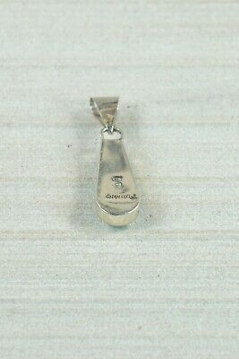 Zuni Turquoise & Sterling Silver Pendant - Eldrick Seowtewa