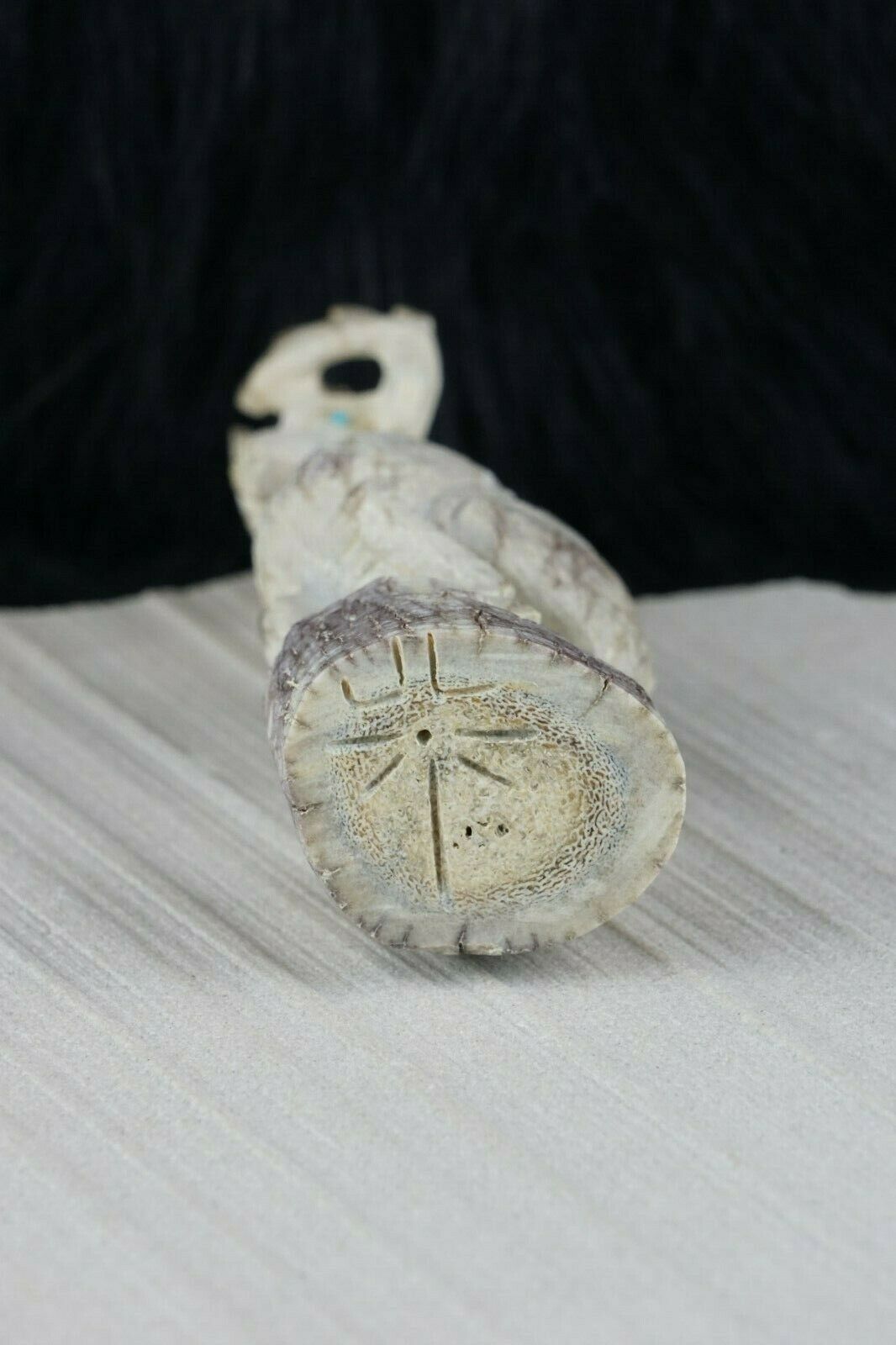 Elk Zuni Fetish Carving - Jerrold Lahaleon - High Lonesome Trading