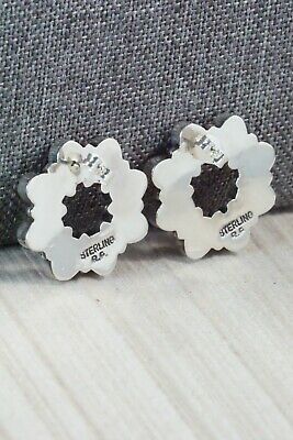 Spiny Oyster and Sterling Silver Earrings - Renelle Perry