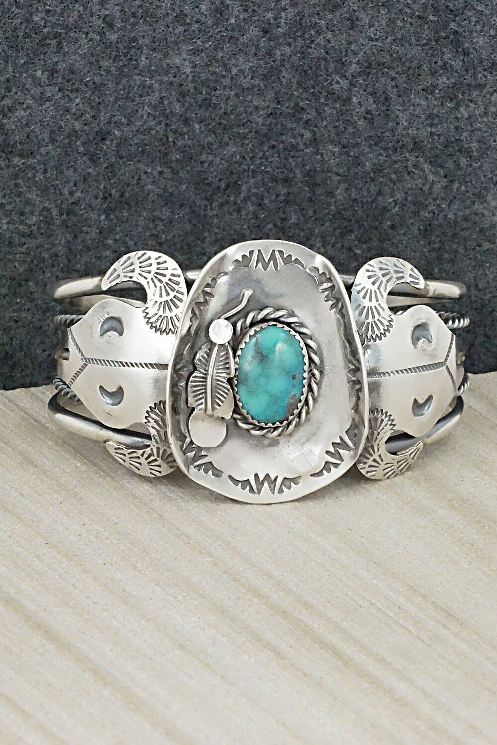 Turquoise & Sterling Silver Bracelet - Tim Yazzie