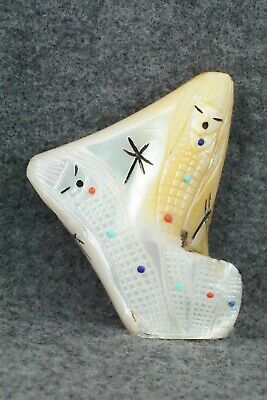Corn Maiden Zuni Fetish Carving - Sandra Quandelacy