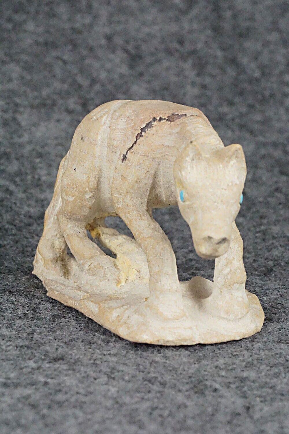 Horse Zuni Fetish Carving - Jerrold Lahaleon