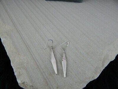 Zuni Inlay & Sterling Silver Earrings - Orlandy Laate - High Lonesome Trading
