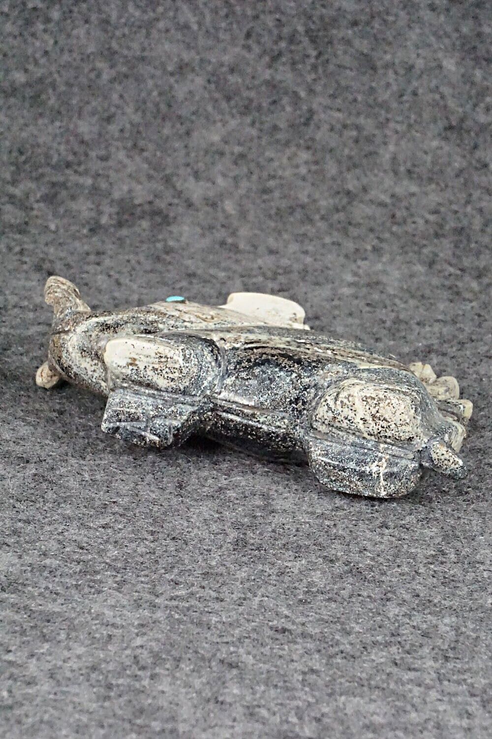 Razorback Hog Zuni Fetish Carving - Louise Ponchuella