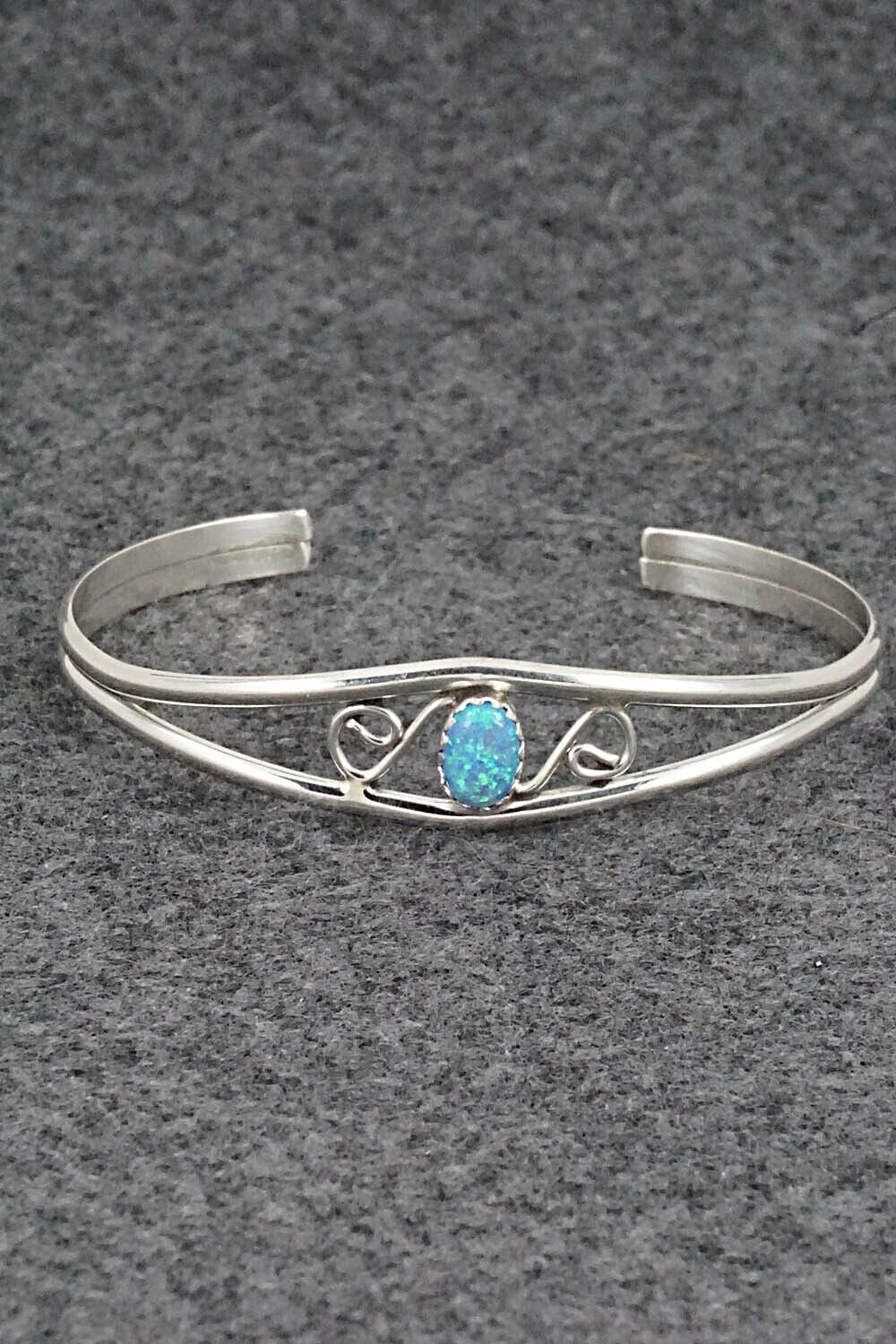 Opalite & Sterling Silver Bracelet - Judy Lincoln