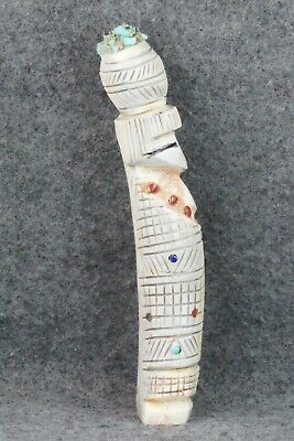 Corn Maiden Zuni Fetish Carving - Carl Etsate
