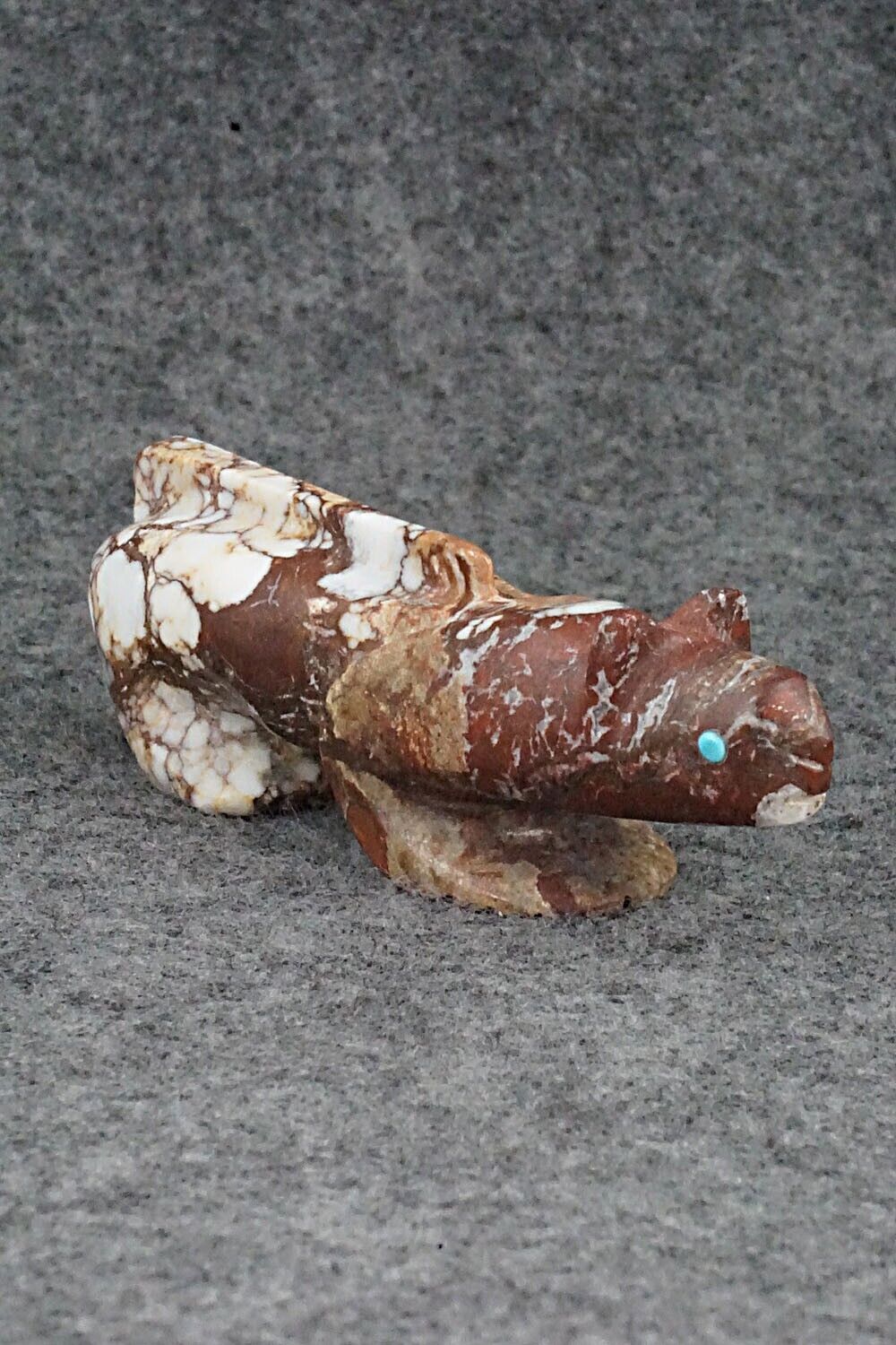 Mountain Lion Zuni Fetish Carving - Ronnie Lunasee