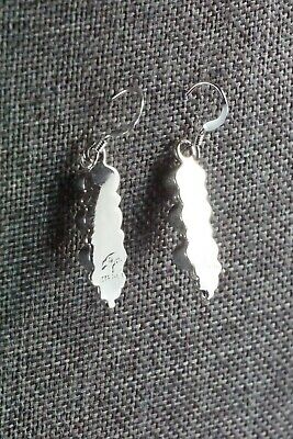 Navajo Lapis & Sterling Silver Earrings - Gary Shorty