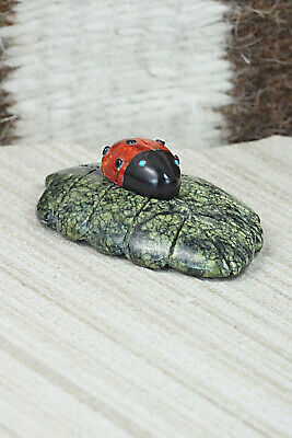 Ladybug Zuni Fetish Carving - Reynold Lunasee