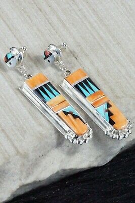 Multi Stone & Sterling Silver Earrings - Patty Edaakie