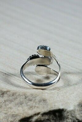 Navajo Coral and Sterling Silver Ring - Roger Pino - Size 7.5 - High Lonesome Trading