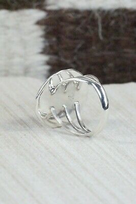 Turquoise & Sterling Silver Ring - Samuel Yellowhair - 7.5