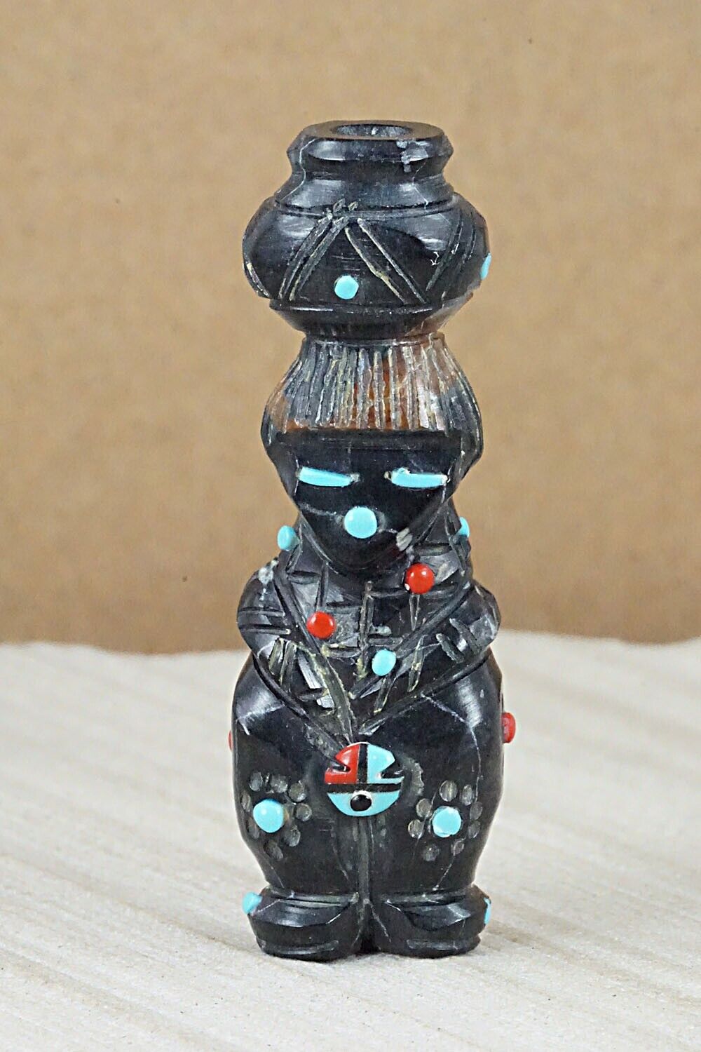 Ola Maiden Zuni Fetish Carving - Danette Laate