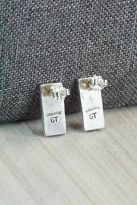 Turquoise & Sterling Silver Earrings - Glendis Tsadias