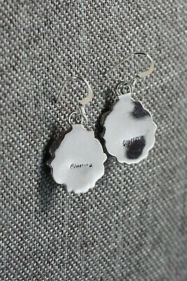 Navajo Turquoise & Sterling Silver Earrings - Jan Mariano