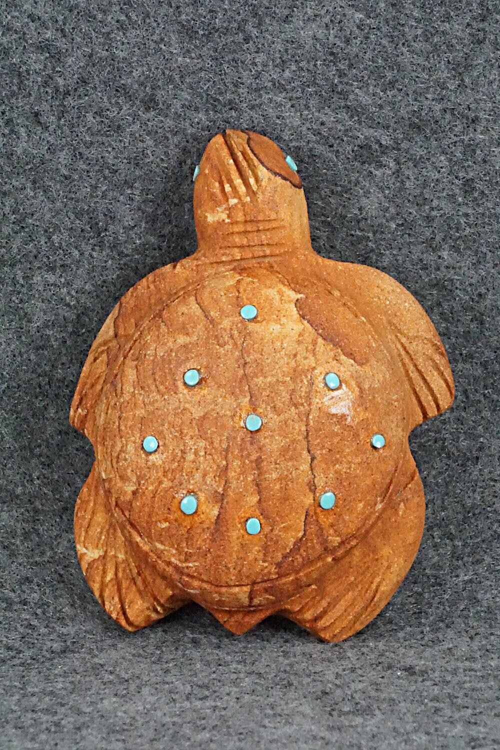 Turtle Zuni Fetish Carving - Louise Ponchuella