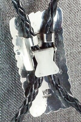 Turquoise & Sterling Silver Bolo Tie - Wilbert Muskett Sr.