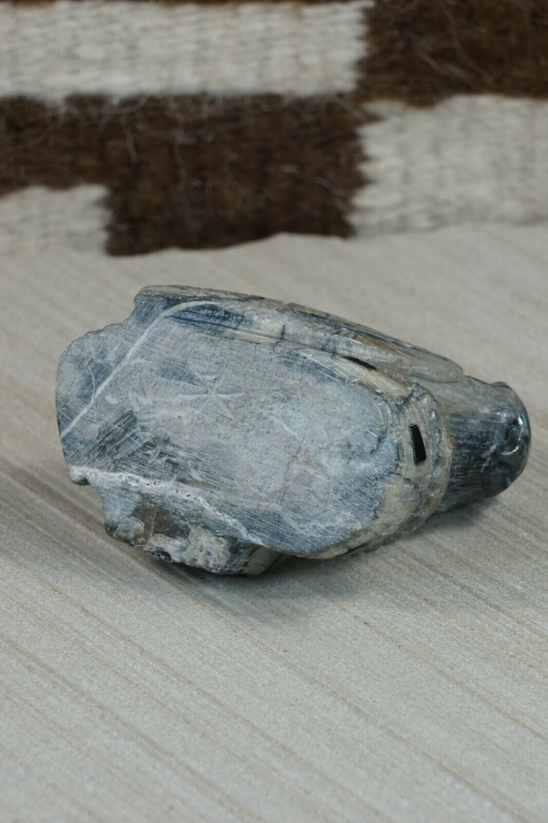 Owl Zuni Fetish Carving - Derrick Kaamasee