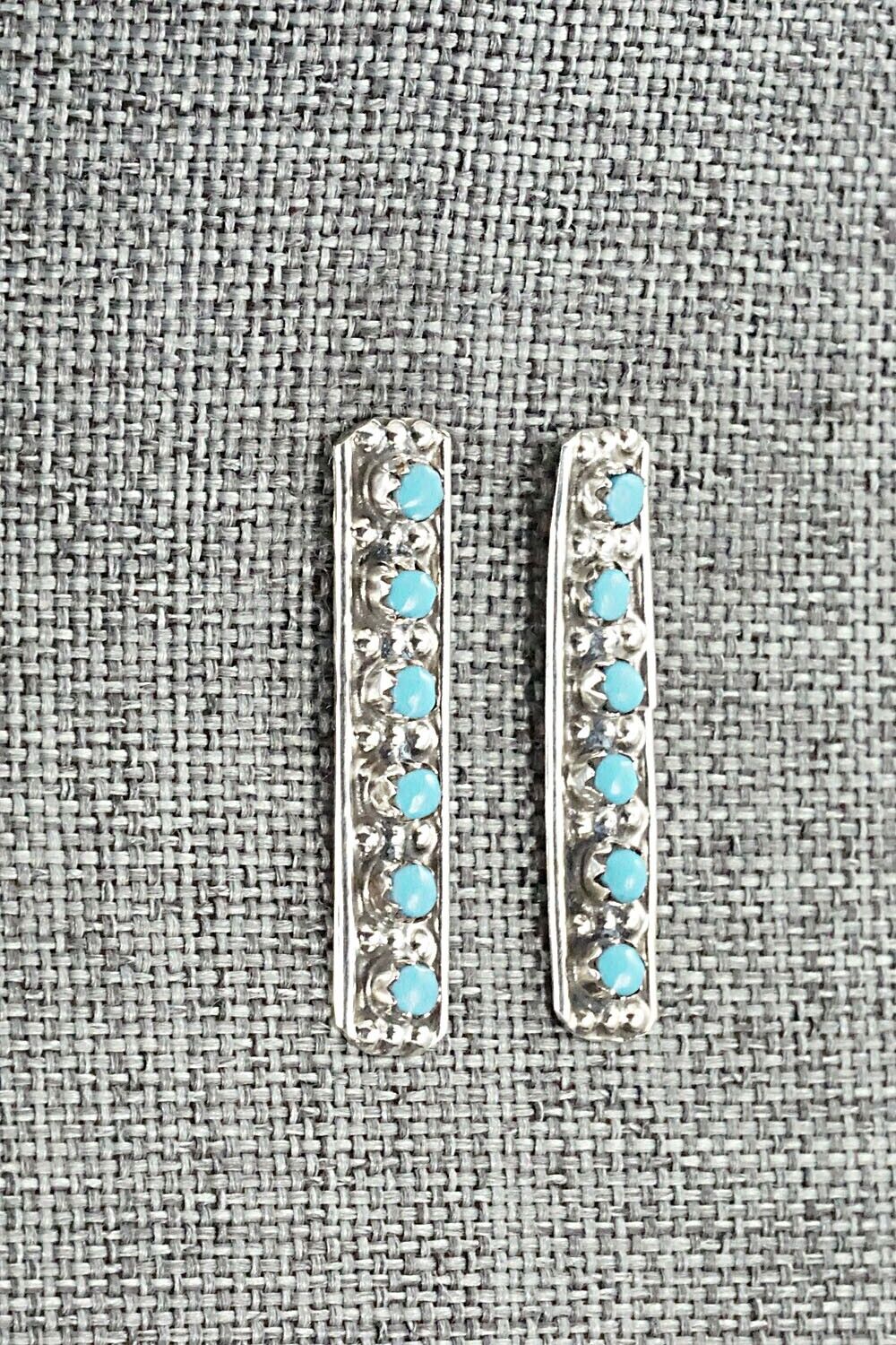 Turquoise & Sterling Silver Earrings - Joanne Cheama