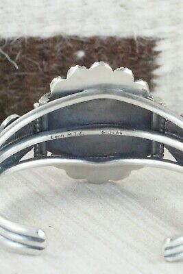 Turquoise and Sterling Silver Bracelet - Leon Martinez