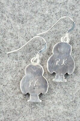 Mother of Pearl & Sterling Silver Earrings - Reginda Kallestewa
