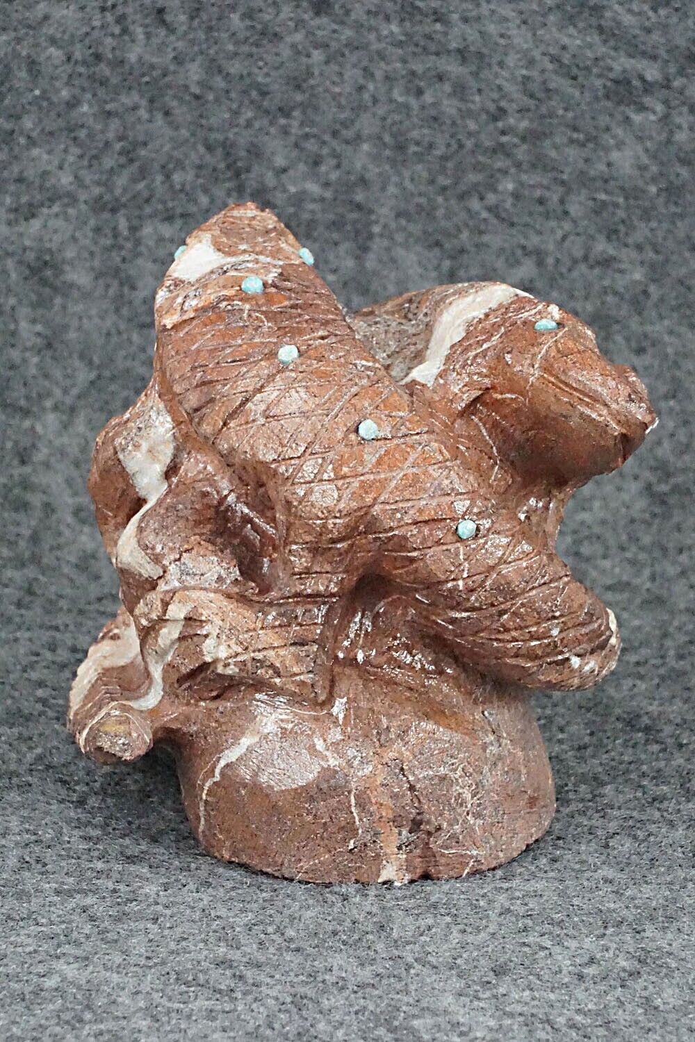 Lizard Zuni Fetish Carving - Vance Cachini