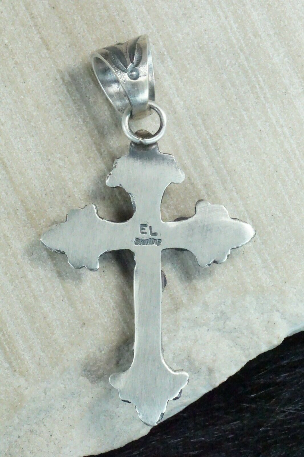 Turquoise and Sterling Silver Pendant - Eva & Linberg Billah