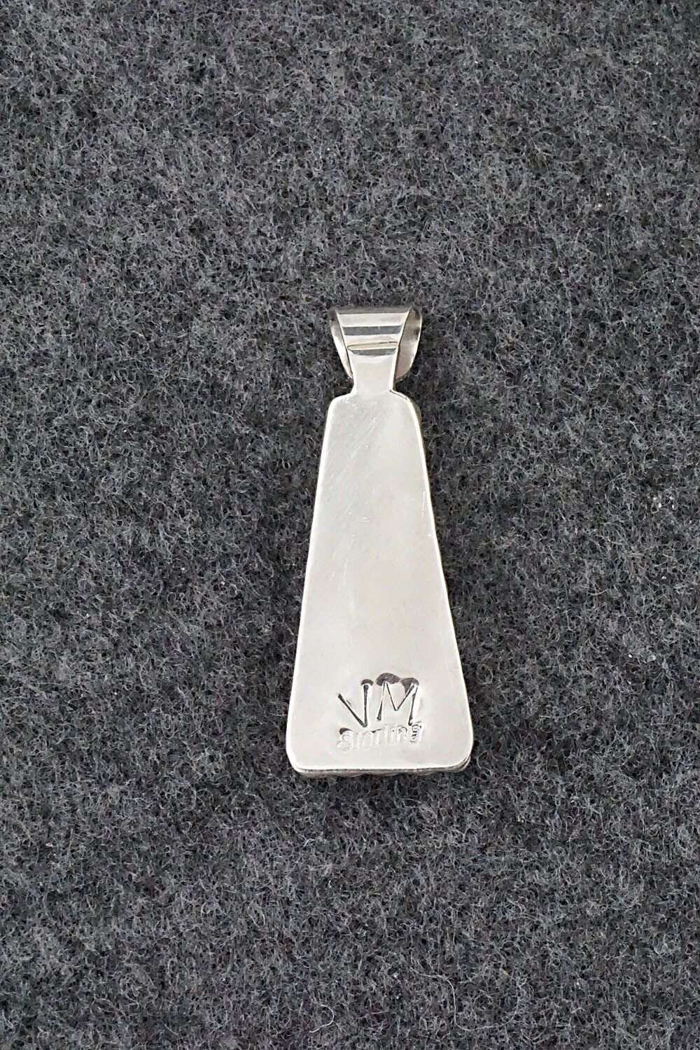 Multi Stone & Sterling Silver Pendant - Victor Martza