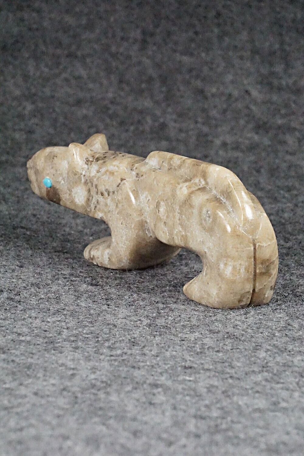 Mountain Lion Zuni Fetish Carving - Ronnie Lunasee
