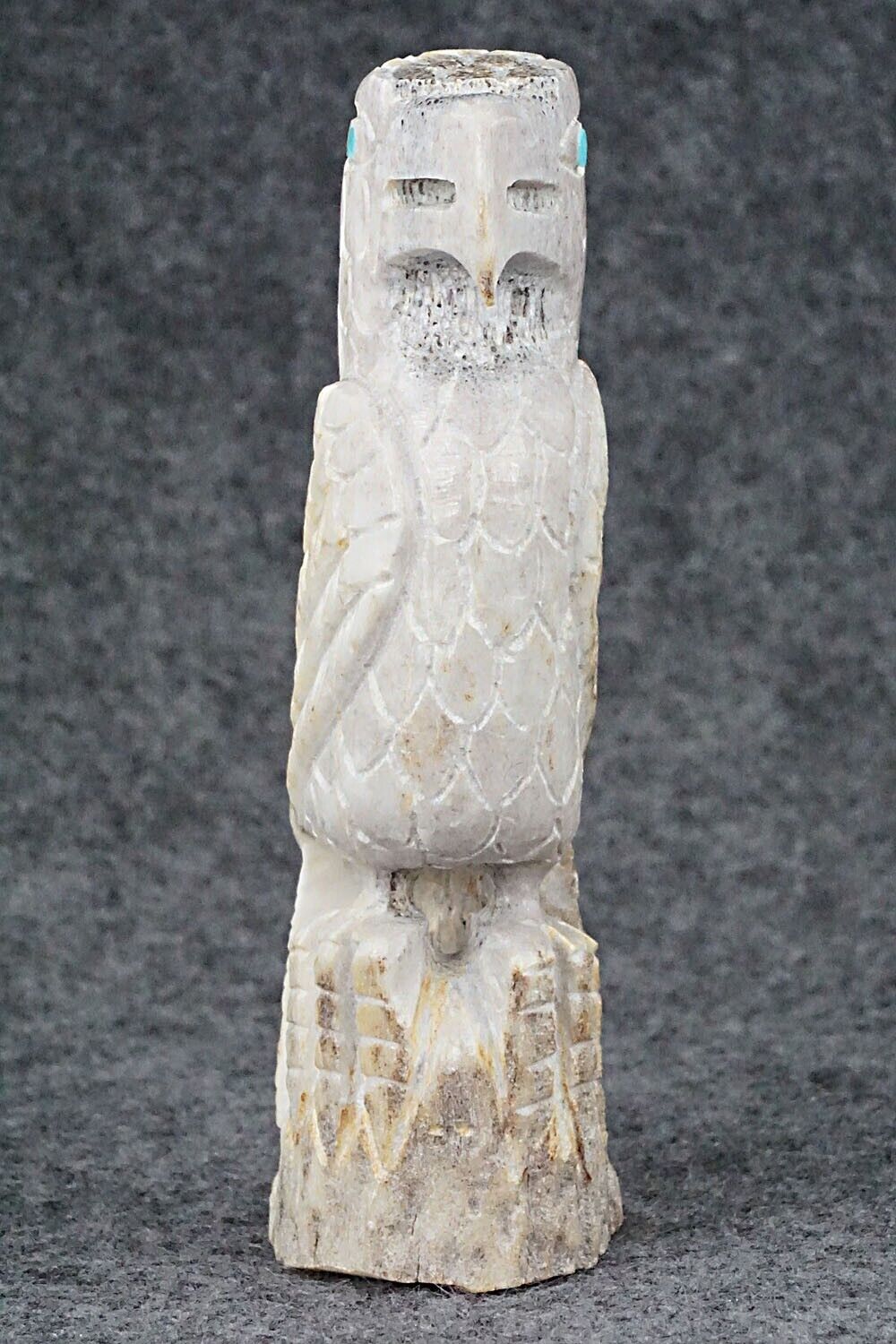Eagle Zuni Fetish Carving - Garrick Weeka