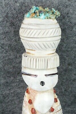 Corn Maiden Zuni Fetish Carving - Carl Etsate