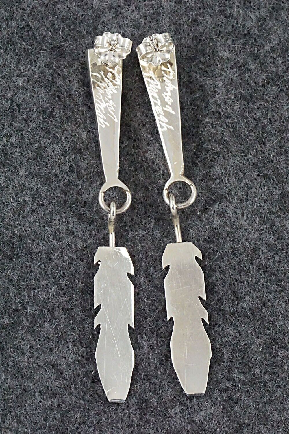 Turquoise & Sterling Silver Earrings - Terrance Panteah & Tammy Johnson