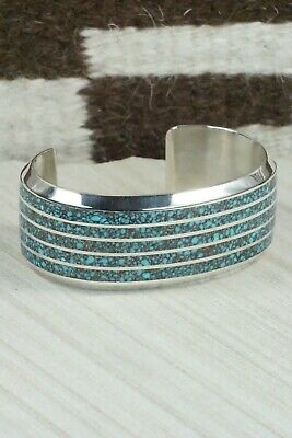 Turquoise & Sterling Silver Bracelet - Lawrence Loretto