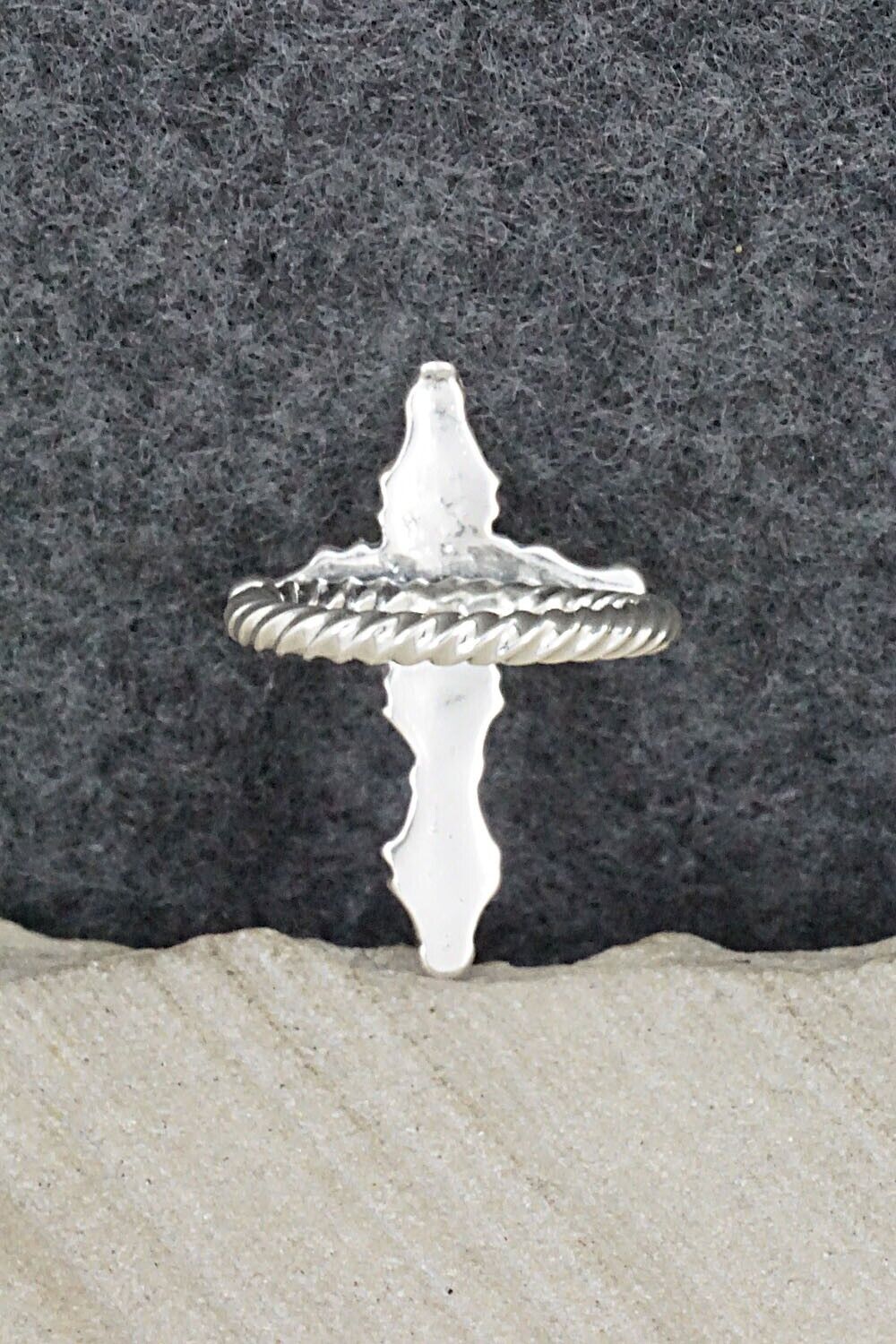 Sterling Silver Ring - David L. Lopez - Size 4.25