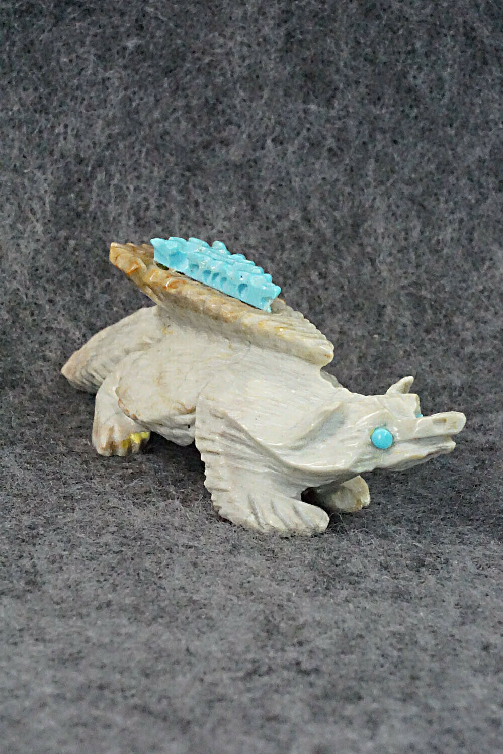 Wolf Zuni Fetish Carving - Alvin Haloo