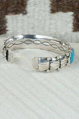 Navajo Turquoise & Sterling Silver Bracelet - Native American
