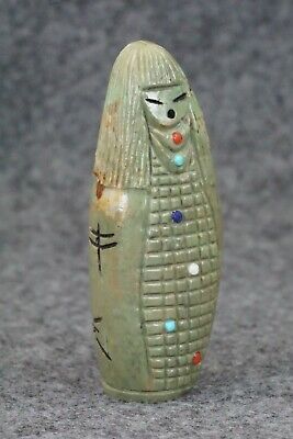 Corn Maiden Zuni Fetish Carving - Sandra Quandelacy