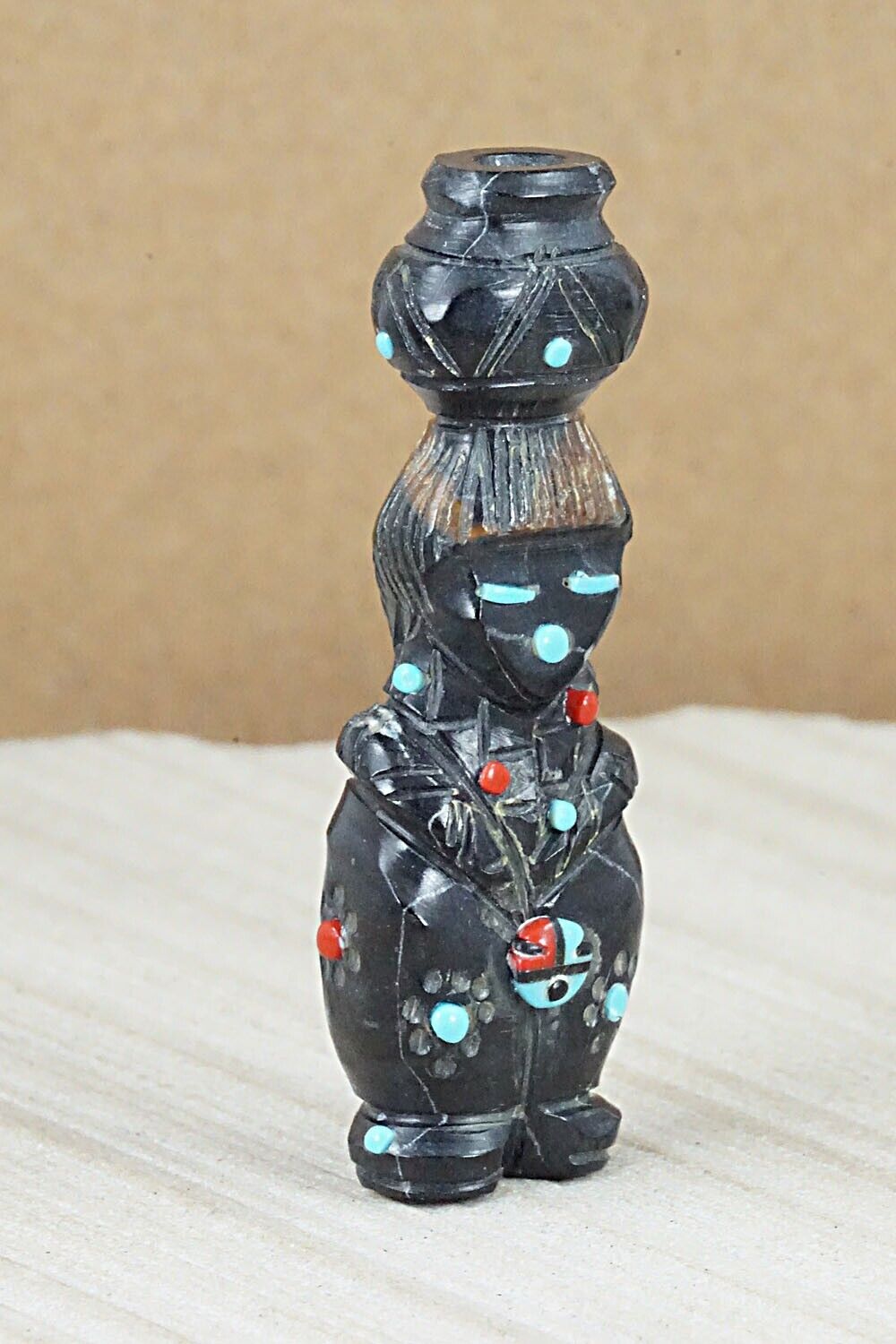 Ola Maiden Zuni Fetish Carving - Danette Laate