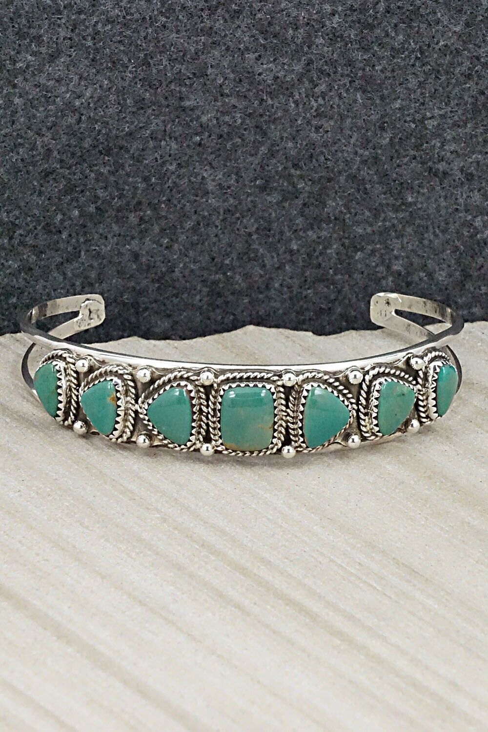 Turquoise & Sterling Silver Bracelet - Roberta Begay